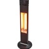 1500W Portable Electric Outdoor Patio Heater with 2 Heat Levels, Instant Heating, Tip-Over Protection for Party, Backyard, Garden - 3 of 4