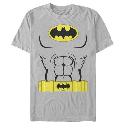 Men's Batman Guardian Of Gotham Costume T-shirt - Silver - 2x Large : Target
