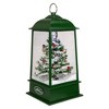 Northlight LED Lighted Snowing and Musical Decorated Christmas Tree Lantern - 13.5" - 2 of 4