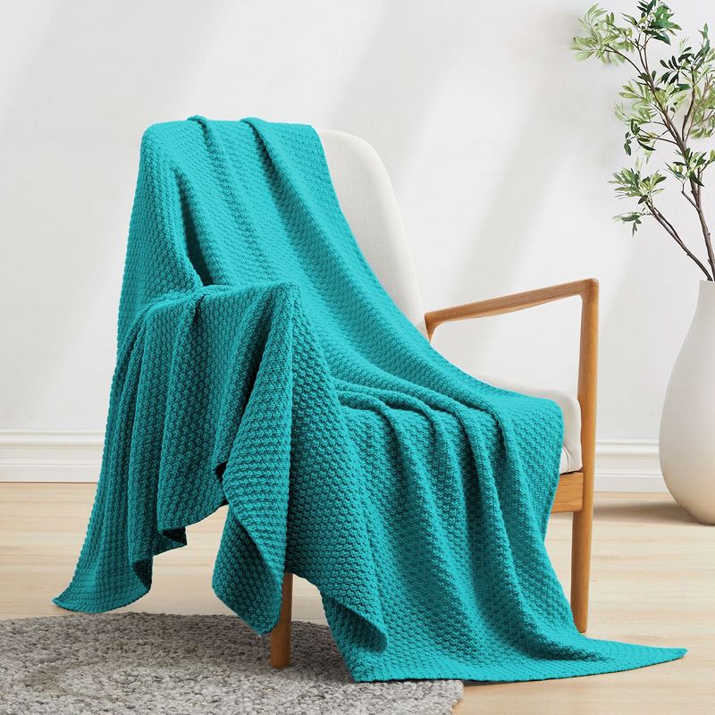Peace Nest Lightweight and Soft Knit Throw Blanket for Couch, 1 of 7