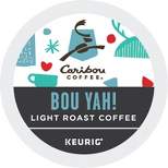 Caribou Coffee Bou Yah! K-Cup Light Roast Coffee Pods - 22ct/8.9oz