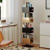 MOEPISY Box Bookshelf (Golden)Bedside Shelf Living Room Side Table Placement Shelf Home Corner Placement Shelf - 4 of 4