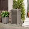 LACOO Outdoor  Resin Hideaway Trash Can - 2 of 4