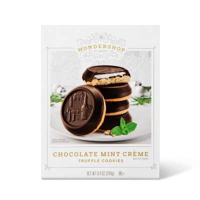 Chocolate Mint Truffle Cookies - 8.4oz - Wondershop™
