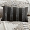 Gracie Mills Modern Geometric 4-Piece Printed Comforter Set with Throw Pillow - image 3 of 4