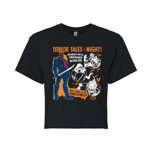 Women's - Marvel - Blade Terror Tales Cropped Graphic T-Shirt - 1 of 4