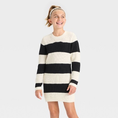 thumbnail image 2 of Jet Black Long Sleeve Ruffle Twirl Dress - Sweet Peas Co 2 of 13