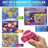 QUOKKA Maps Jigaw Puzzles for Kids 3 4 5 Years Old - Wooden | Magnetic - 3 of 4
