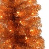 Puleo 4.5' Pre-lit Tinsel Artificial Christmas Tree with Clear Lights - 2 of 3