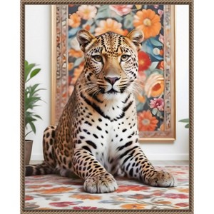 Amanti Art Summer Home by Uma Gokhale Framed Canvas Wall Art - 1 of 4