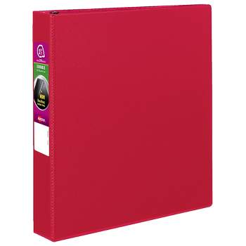 Avery Durable Binder, 1-1/2 Inch Slant Ring, Red