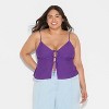 Women's Game Day Flyaway Woven Tank Top - Wild Fable™ - 2 of 3