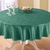 Collections Etc Fancy Scroll Scalloped Edge Festive Tablecloth - 2 of 2