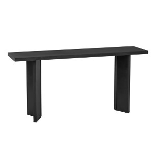 Vynxaria Stylish Console Table with Pine Veneer and Geometric Legs,Suitable for Living Room, Study and Dining Room - 1 of 4