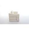 NicBex Convertible Sofa Bed Folding Sofa Bed 2 Seater Couch with Side Pockets, Removable Backrest - 3 of 4