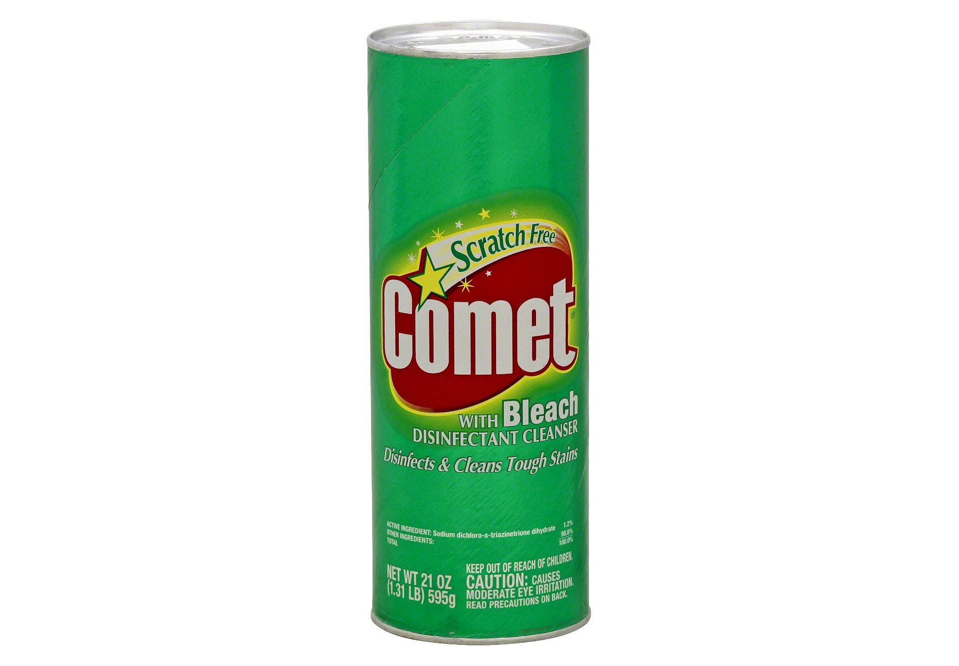 Comet with Bleach Disinfectant Cleanser Scratch Free - 21oz