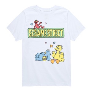Boys' - Sesame Street - SS Patch Short Sleeve Graphic T-Shirt - 1 of 4