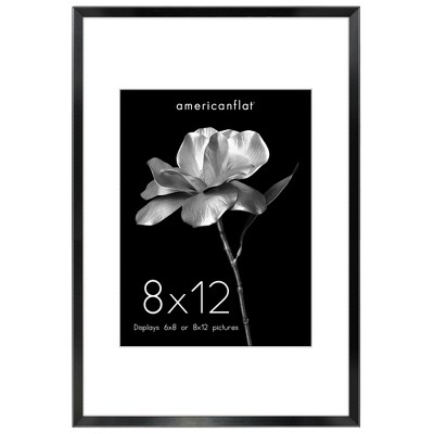 Americanflat Aluminum Picture Frame with Mat