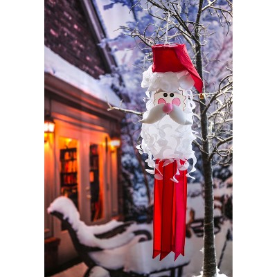 Evergreen Santa Claus Windsock