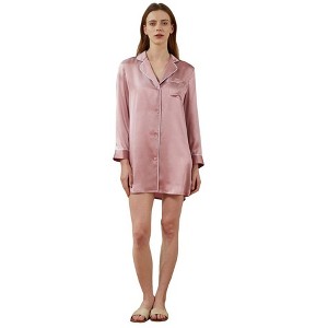 Mommesilk Michelle Silk Sleepshirt - 1 of 4