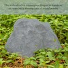 Gardenised Decorative Outdoor Weather-Resistant Artistic Artificial Faux Stone Rock, Garden Patio Granite Grey Fiberglass Stone - 2 of 4