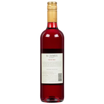 St. James Velvet Red Blend Wine - 750ml Bottle