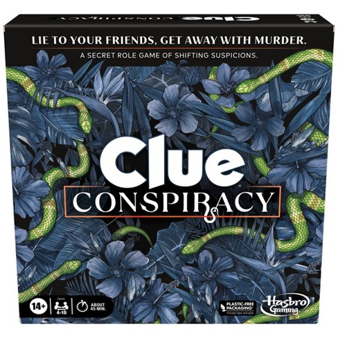 Clue Board Game Treachery at Tudor Mansion, Escape Room Mystery Board Game