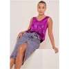 VENUS Womens Denim Midi Skirt - 2 of 4