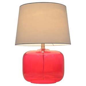 Glass Table Lamp Pink - Pillowfort