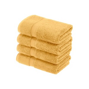 Luxury Cotton Heavyweight Ultra-Plush Hand Towel Set of 4 by Blue Nile Mills - 1 of 4