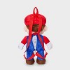 Kids' Mario Plush 16" Backpack - Red/Blue - 3 of 3