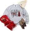 Simply Sage Market Women's Graphic Sweatshirt It's The Most Wonderful Time of The Year Plaid - 3 of 4