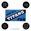 Evergreen Home of a Fan Tennessee Titans 28" x 16" Woven PVC Indoor Outdoor Doormat, Home of a Fan - 3 of 4