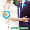 Unique Bargains Ribbon Alloy Outdoor Wedding Rose Flower Lapel Pin 48 Pcs - 4 of 4