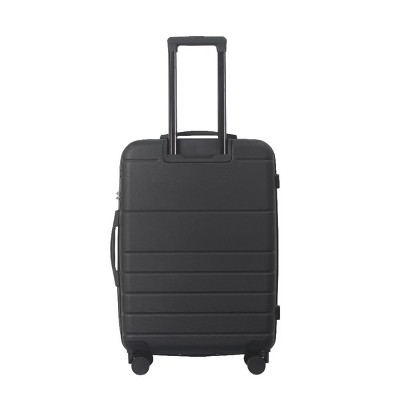 INFURNIC Bag And Luggage Sets 3 Piece Hard Shell Suitcase Set, Lightweight Suitcase with Wheels for Travel Business, Black , 20.87"*11.61"*30.31"