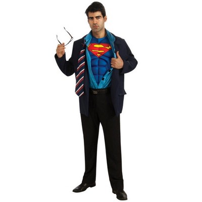Rubies Men's Reversible Clark Kent/Superman Costume Top
