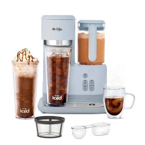 Mr. Coffee Frappe Hot and Cold Single-Serve Coffee Maker - Light Gray - image 1 of 4