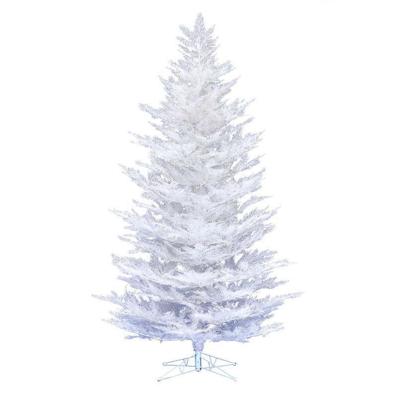 Vickerman Flocked Cedar Pine Artificial Christmas Tree, 1 of 6