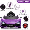 12V Licensed Lamborghini Revuelto Kids Ride-On Car, Battery-Powered Electric Sports Car with Remote Control, Bluetooth, USB, Music - 3 of 4