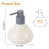 Unique Bargains Body Wash Shampoo Ceramic Foaming Soap Dispenser with Pump - 2 of 4
