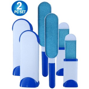 5 Star Super Deals 2 Fur Lint Remover Wand  - Double Sided Brush Self Cleaning Brush - Reusable Pet Hair & Lint Remover For Clothing And Furniture - 1 of 4
