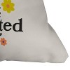 16"x16" Rhianna Marie Chan Bloom Where You Are Planted Square Throw Pillow Beige - Deny Designs - image 3 of 4