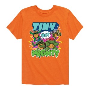 Boys' - Teenage Mutant Ninja Turtles Mutant Mayhem - Tiny But Mighty Short Sleeve Graphic T-Shirt - 1 of 4