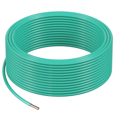 VEVOR 10 AWG THHN Wire, 19-Stranded, 100% OFC Copper Electrical Building Wire With Nylon Jacket, Rated For Up To 600 Volts, For Indoor & Outdoor Use, Commercial, Industrial, Residential, Red (50 Ft