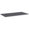 vidaXL Bookshelf Boards 8 pcs High Gloss Gray 31.5"x15.7"x0.6" Engineered Wood - 2 of 4
