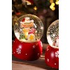 Evergreen LED Polyresin Water Globe with Gnome Icon, Merry Christmas Indoor Christmas and Holiday Decor - 2 of 2