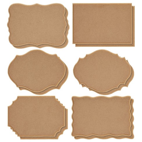 Juvale 36 Pack 4x4 Wooden Squares For Crafts, Unfinished Wood
