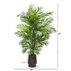 Nearly Natural 65-in Areca Artificial Palm Tree in Decorative Planter UV Resistant (Indoor/Outdoor) - 2 of 2