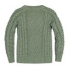 Hope & Henry Boys'  Long Sleeve Raglan Fisherman Cable Sweater, Infant - 3 of 4