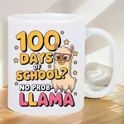 100 Day School Insulated Ceramic Cup Is Perfect for Hot And Cold Drinks, Reusable, Gifts for Her